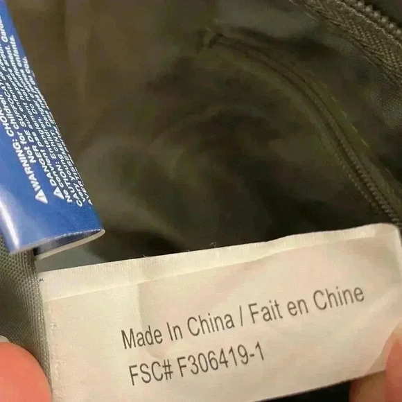 Disney Animations Army Green Tote Bag NWT Classic Glitter Sequin Mickey Mouse - Picture 8 of 9